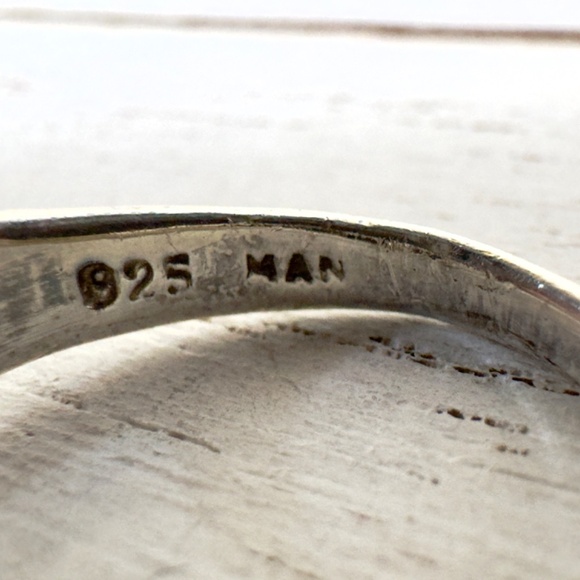 Vintage 925 Sterling Silver Handmade Celtic Knot Ring Size 7.5 - Picture 3 of 6